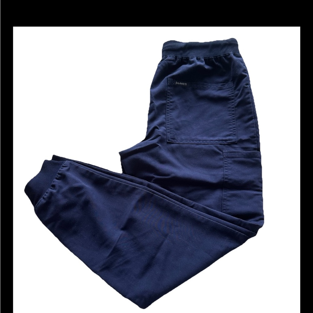 Jaanuu Scrub Jogger Pants Navy SS Medical Uniform Solid Style J85014S